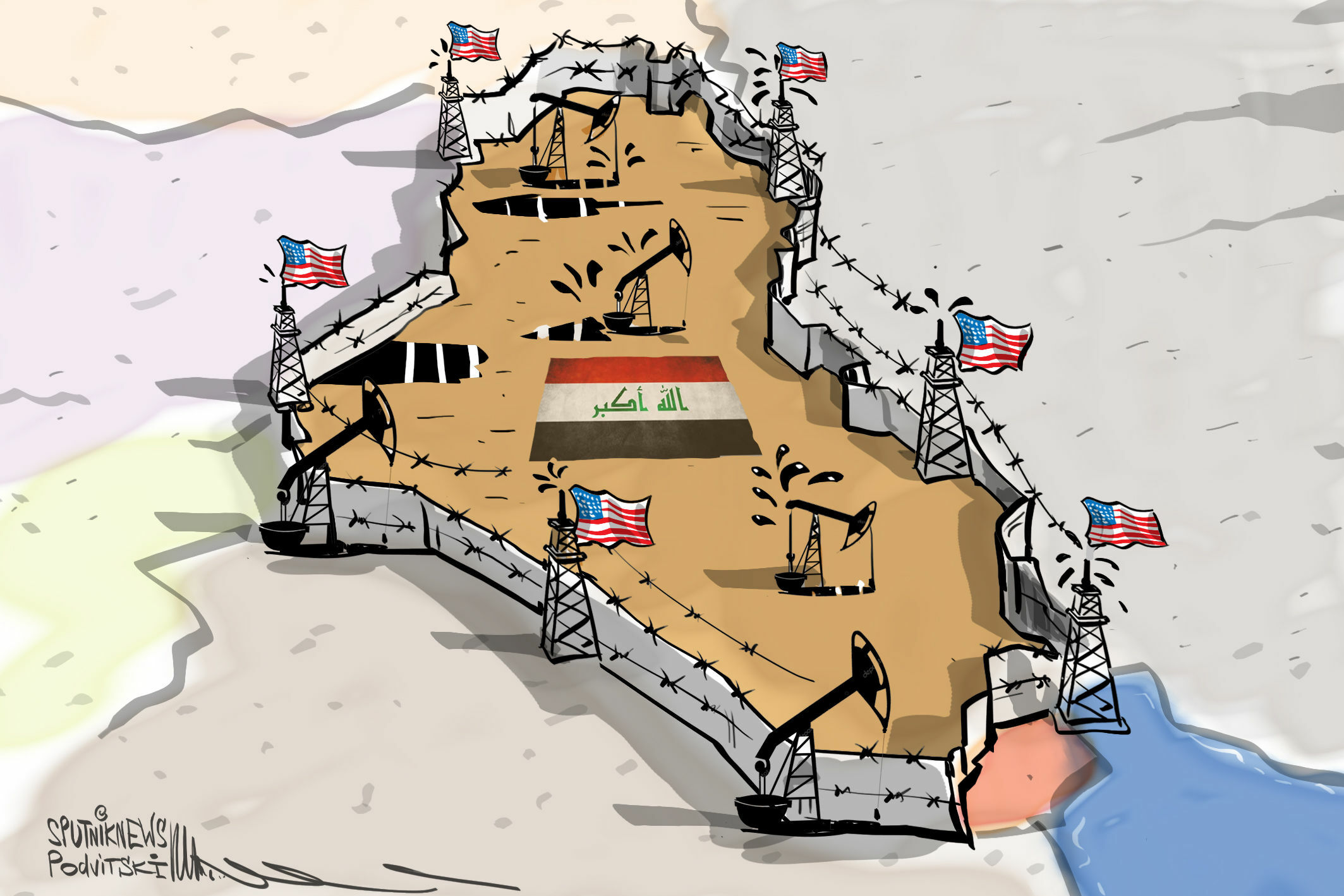شركات امريكا والأستثمار النفط العراقي